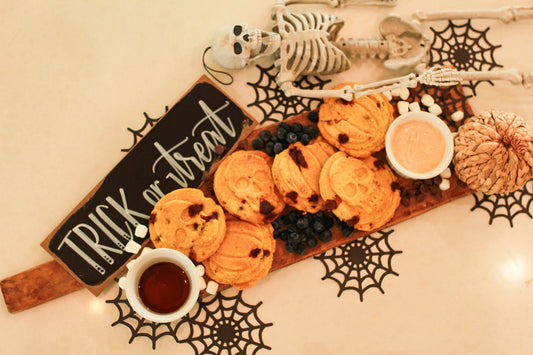 Pumpkin Chocolate Chip pancake board!